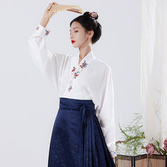 陈三愿飞机袖Hanfu-narrow-sleeved cardigan made in Song Dynasty-Chensanyuan