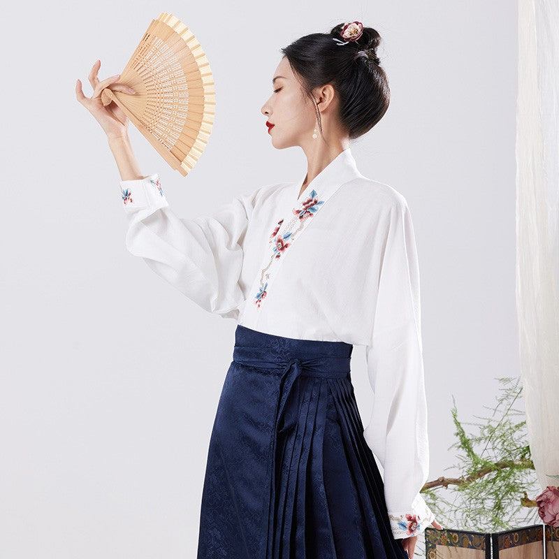 陈三愿飞机袖Hanfu-narrow-sleeved cardigan made in Song Dynasty-Chensanyuan