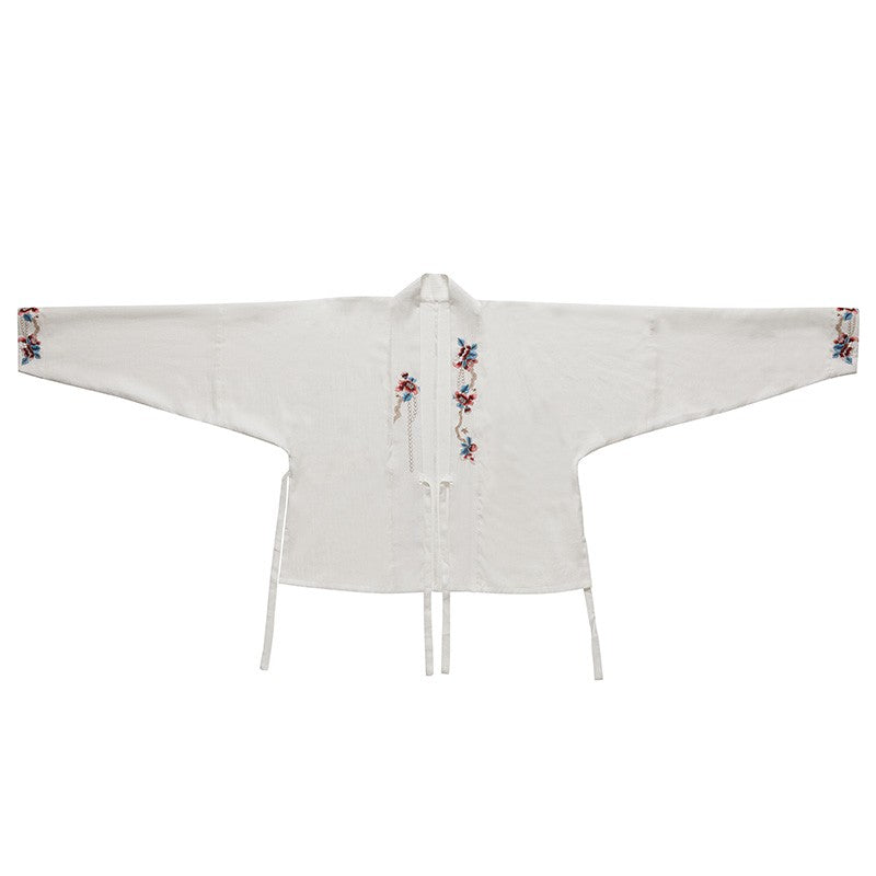 陈三愿飞机袖Hanfu-narrow-sleeved cardigan made in Song Dynasty-Chensanyuan